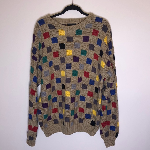 ⭐️🔹Greg Norman Colorful Sweater - Picture 1 of 3